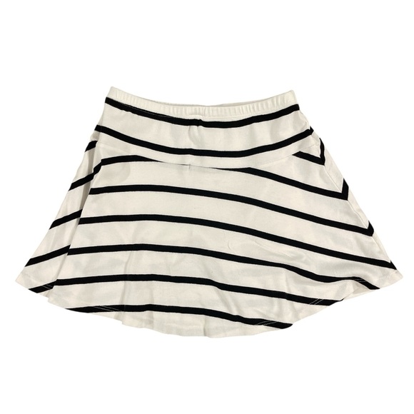 Gymboree Black and White Asymmetrical Skater Mini Skirt - Picture 1 of 6